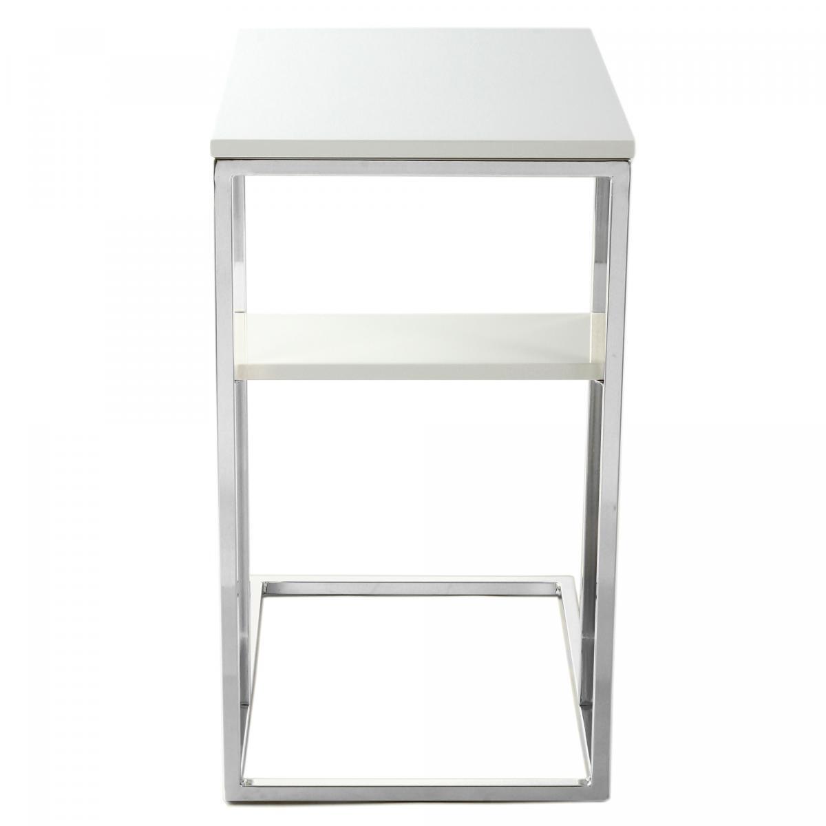 Table basse fait main en acier inoxydable MUVA