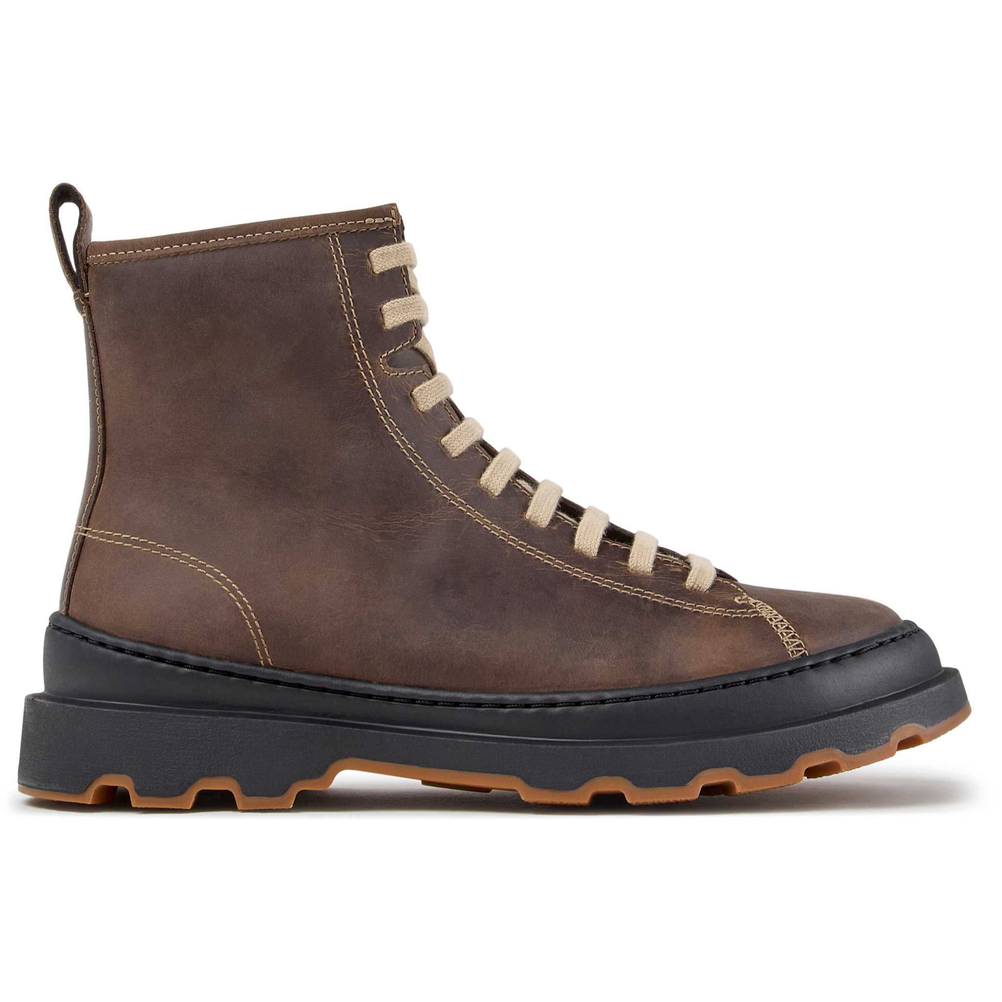Botines - CAMPER Brutus+ - Beige - Piel nobuk