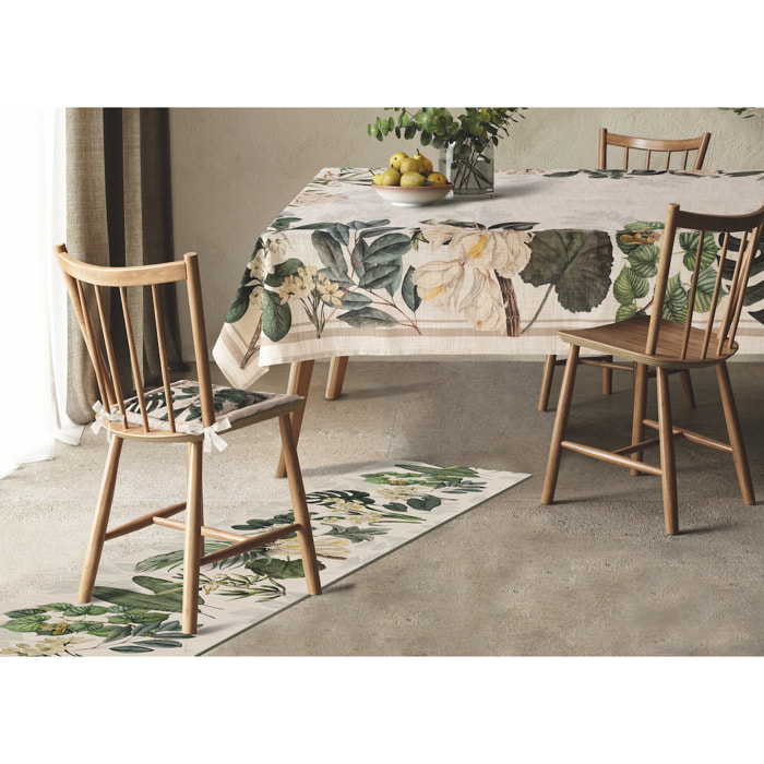 Tappeto Passatoia Cucina Con Retro Antiscivolo Antisfilo Linea Futura Botanica