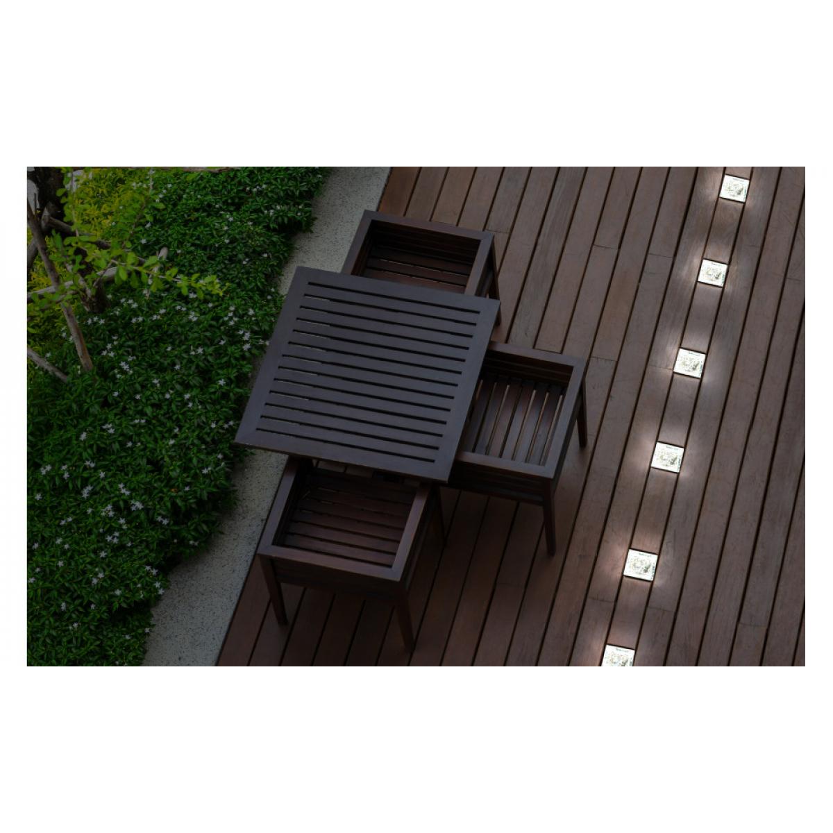 Pavé solaire lumineux en verre Lumdo