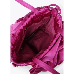 Borsa floreale satin