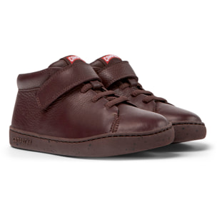 Botines - CAMPER Peu Touring - Burdeos - Cuero liso