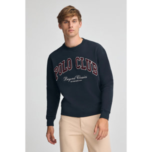Felpa blu marino, dal fit amplio Established 2012 Polo Club
