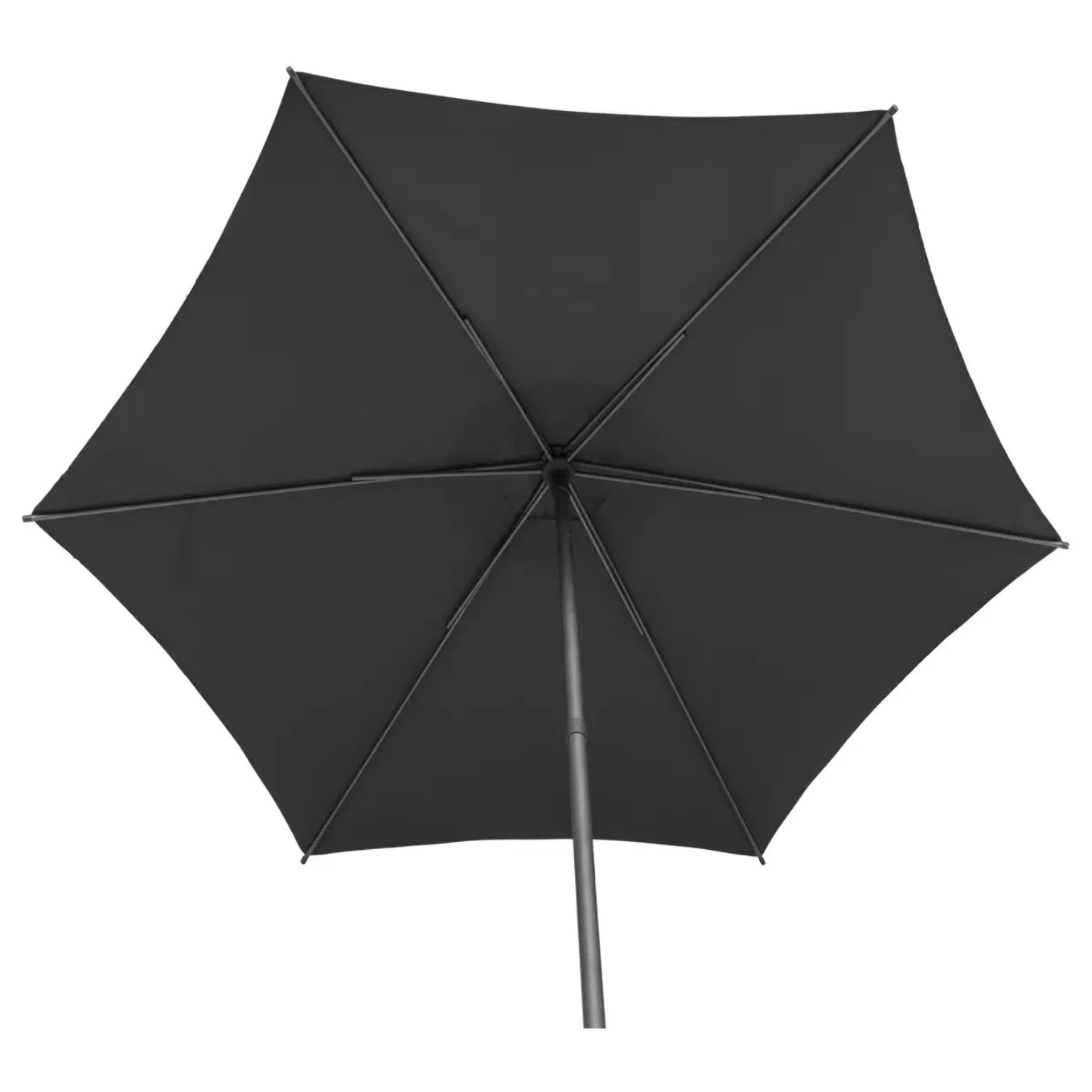 Parasol droit rond Soya Ardoise