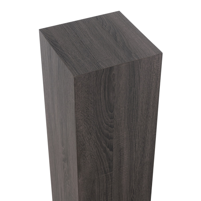 J-Line socle Rectangle - bois - gris - medium