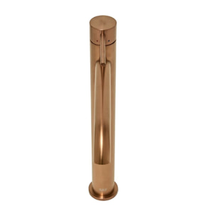 Aurum mitigeur lavabo haut 30,8 cm en acier inoxydable, à levier, sans vidage, or rose brossé (SATBAUR285BRG)