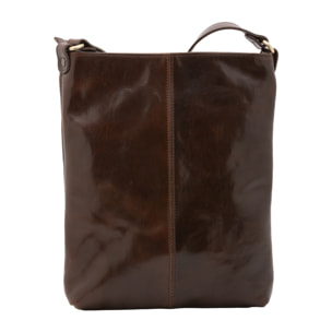 Borsa a tracolla  da uomo In Vera pelle Made in Italy 26x34x5 cm