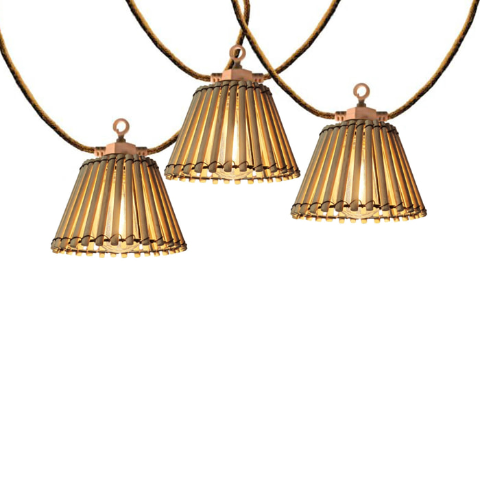Guirlande lumineuse extérieur NATURA LIGHT HYBRID 8m
