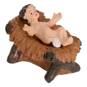Santon pour crèche de Noël H.20cm résine assorti