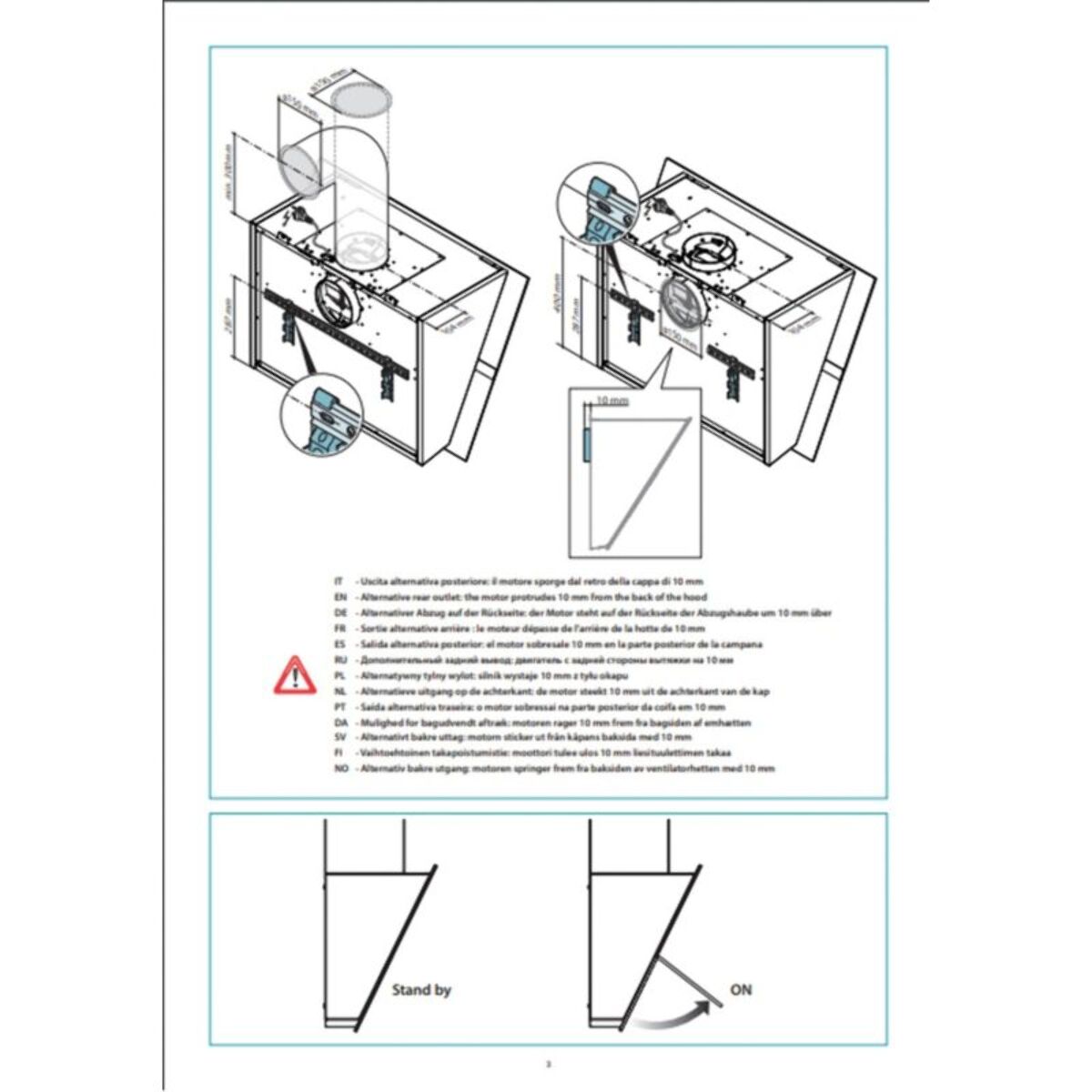 Hotte décorative murale FALMEC FUSION1420