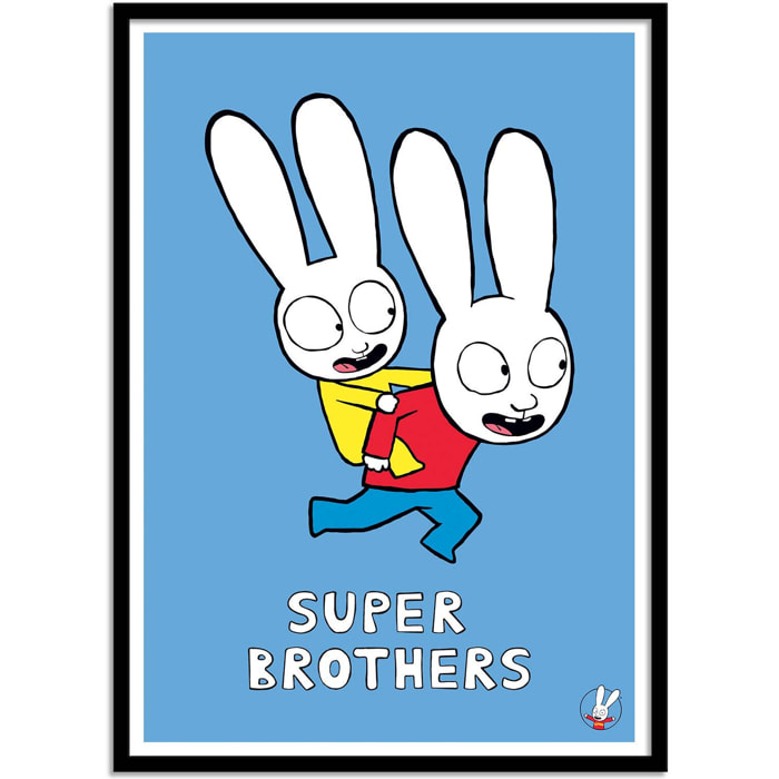 Affiche - Super Brothers - Simon Super Rabbit