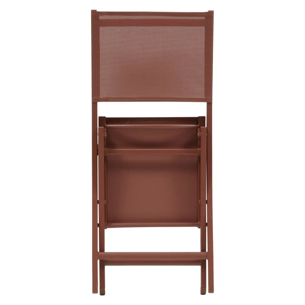 Lot de 4 Chaises de jardin Essentia pliables acajou