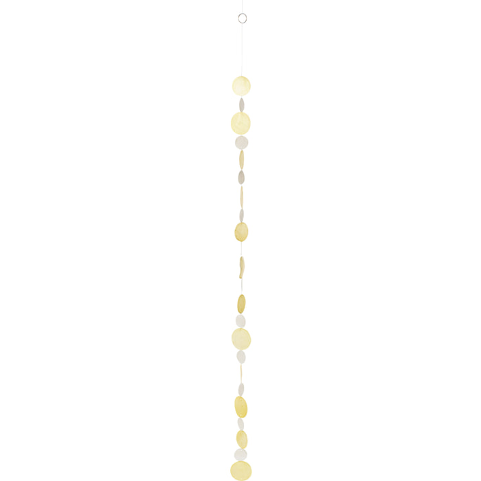 J-Line Corde Lisa - coquillage - jaune