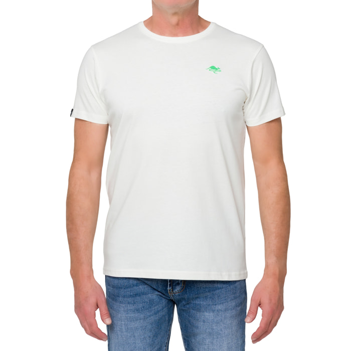 Camiseta de algodón 180 gr Hot Buttered Mistral blanco