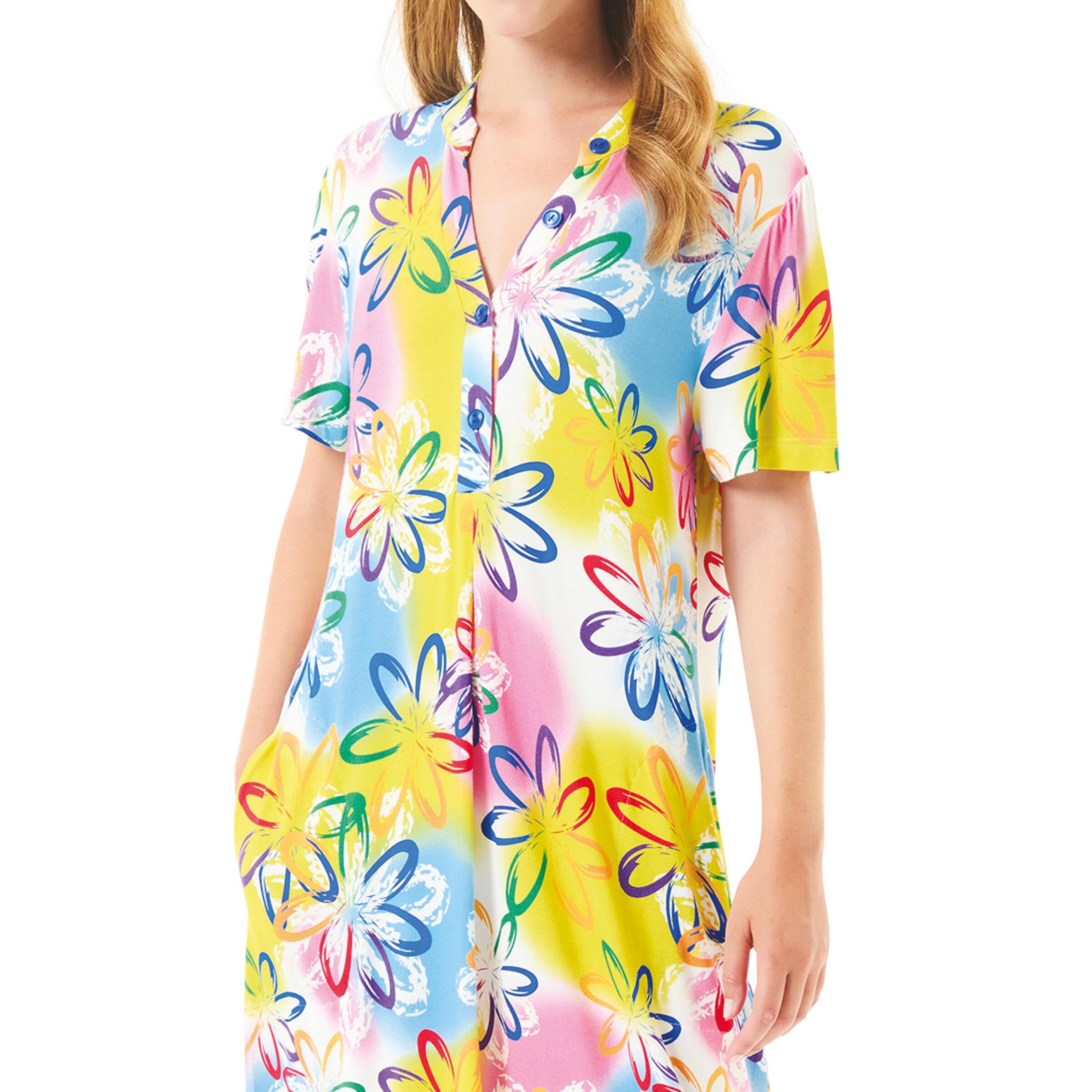 Vestido Viscosa M/C Abierto