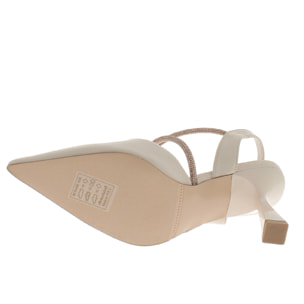 Marina Galanti Scarpe Donna Decollete Slingback Tacco 9 MG S24A006 Nude