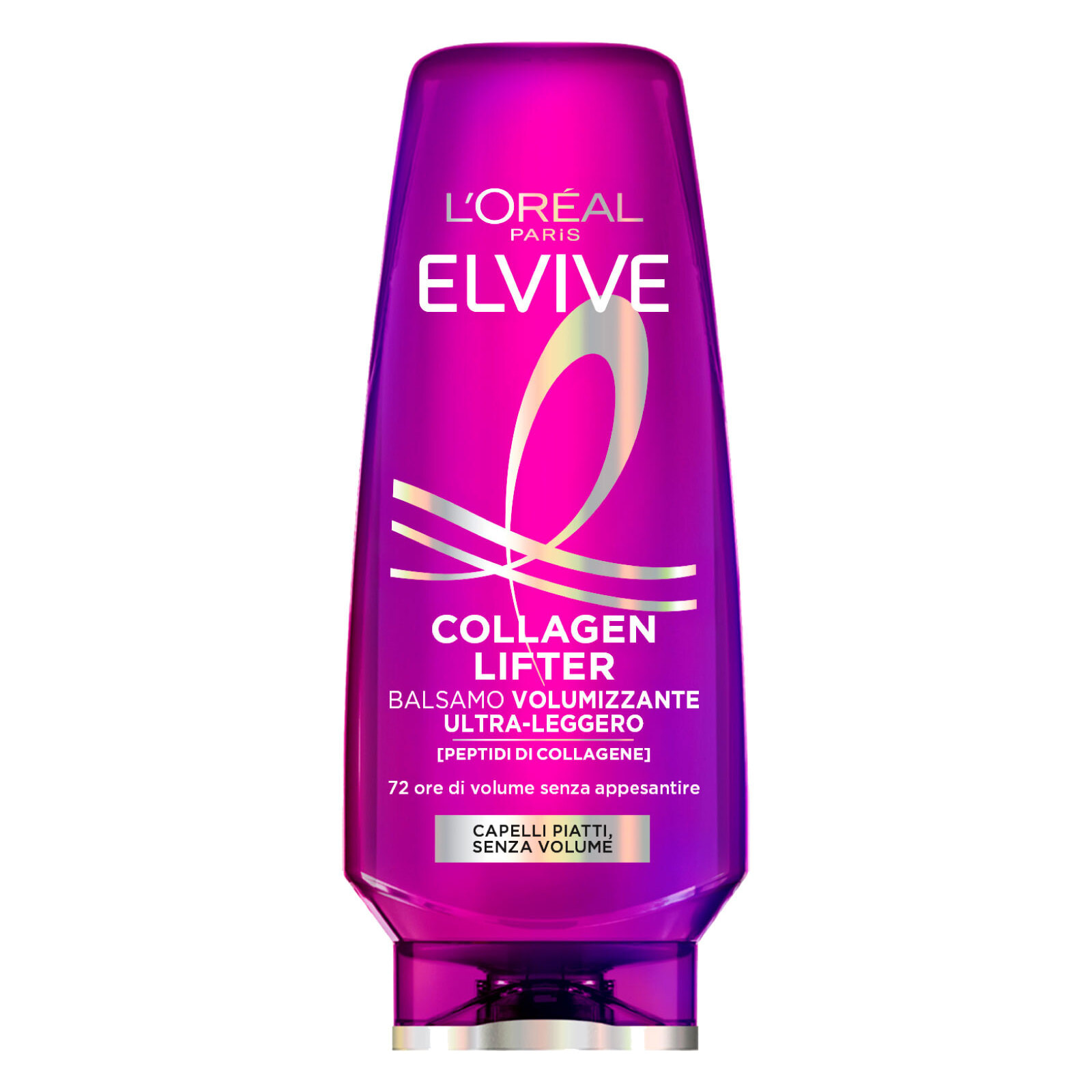 Balsamo Capelli Volumizzante Elvive Collagen Lifter Densificante Ultra-Leggero con Peptidi di Collagene 250ml