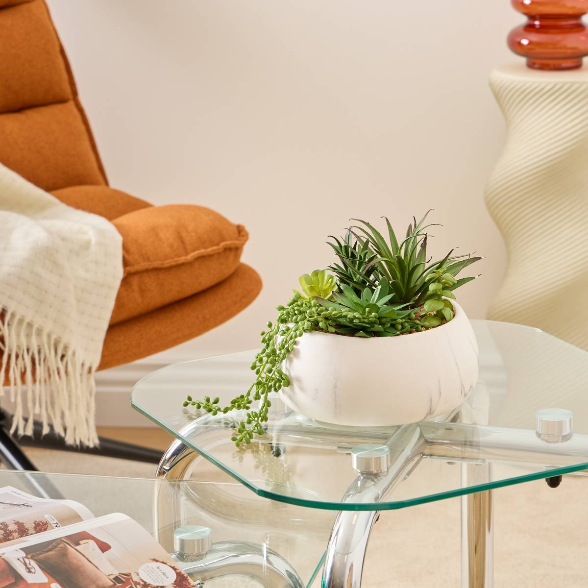 Plante artificielle en pot Jesy 21x18cm