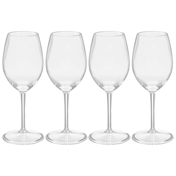 Set di 4 bicchieri da cocktail da 330ml in acrilico
