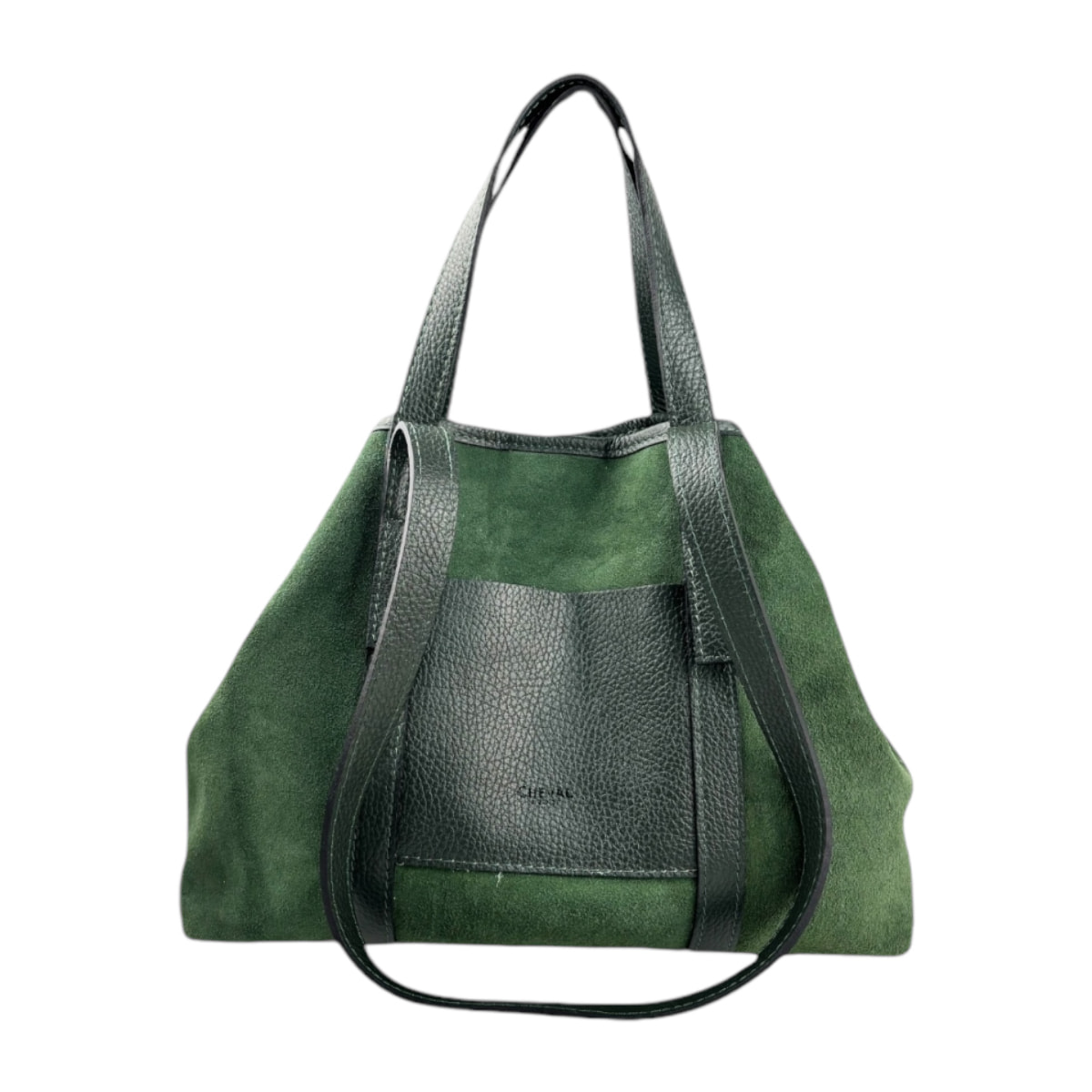 Borsa a mano Cheval Firenze Formentera Mini F/W Verde Bottiglia