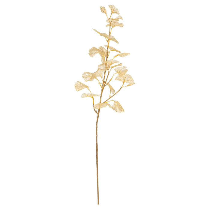 Branche Ginkgo doré 77cm