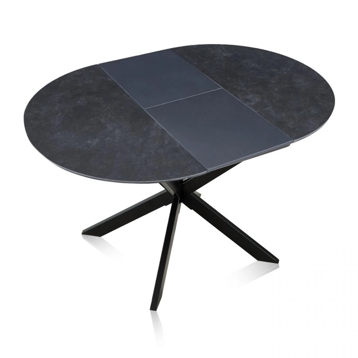 Mesa redonda extensible Onix Negro