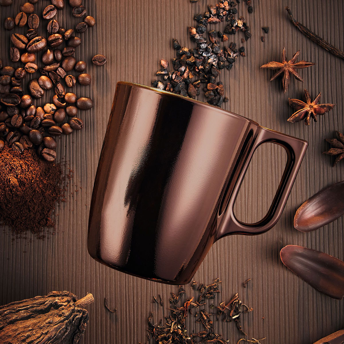 Mug 25 cl Chocolat Flashy