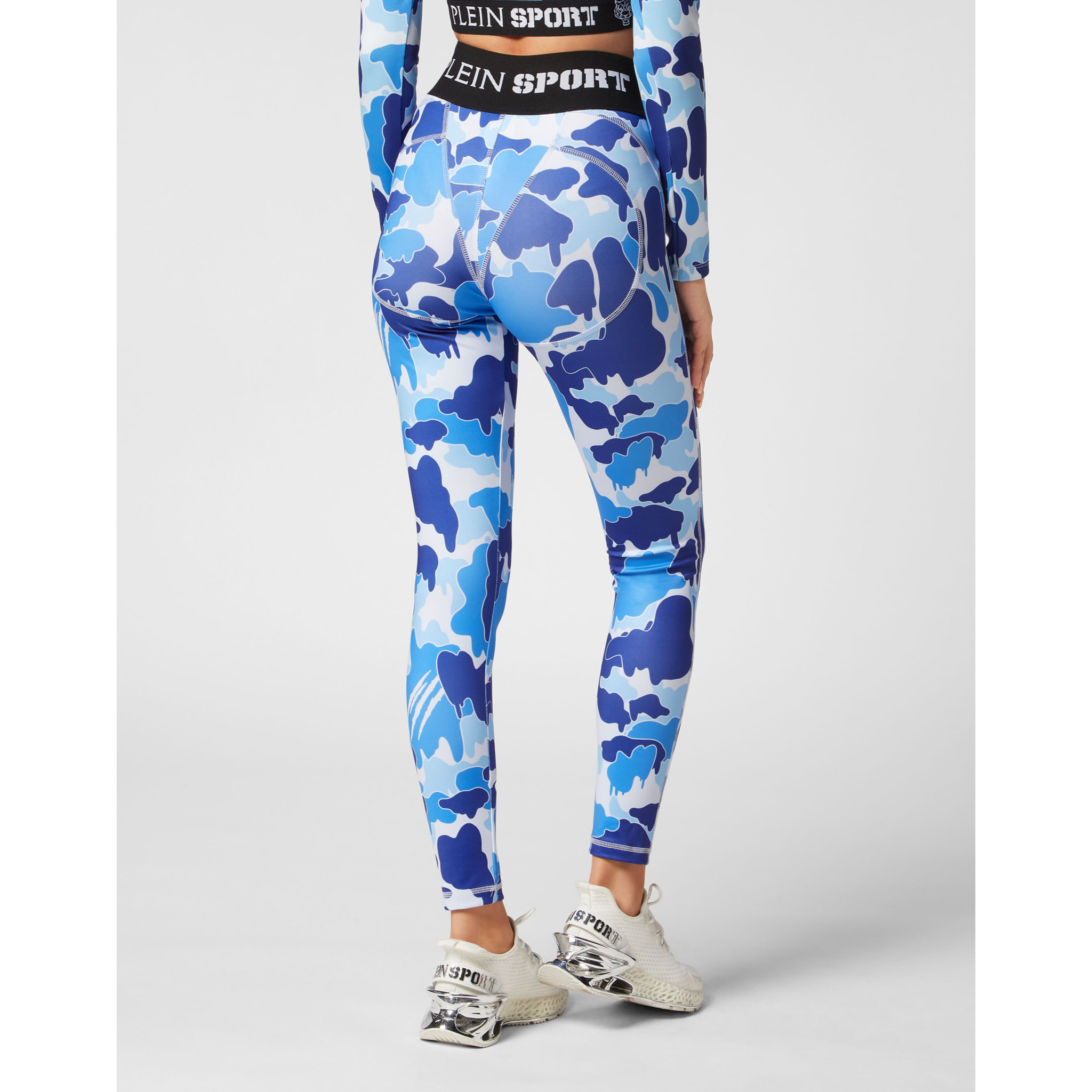 PLEIN SPORT Sport Leggings CAMOUFLAGE