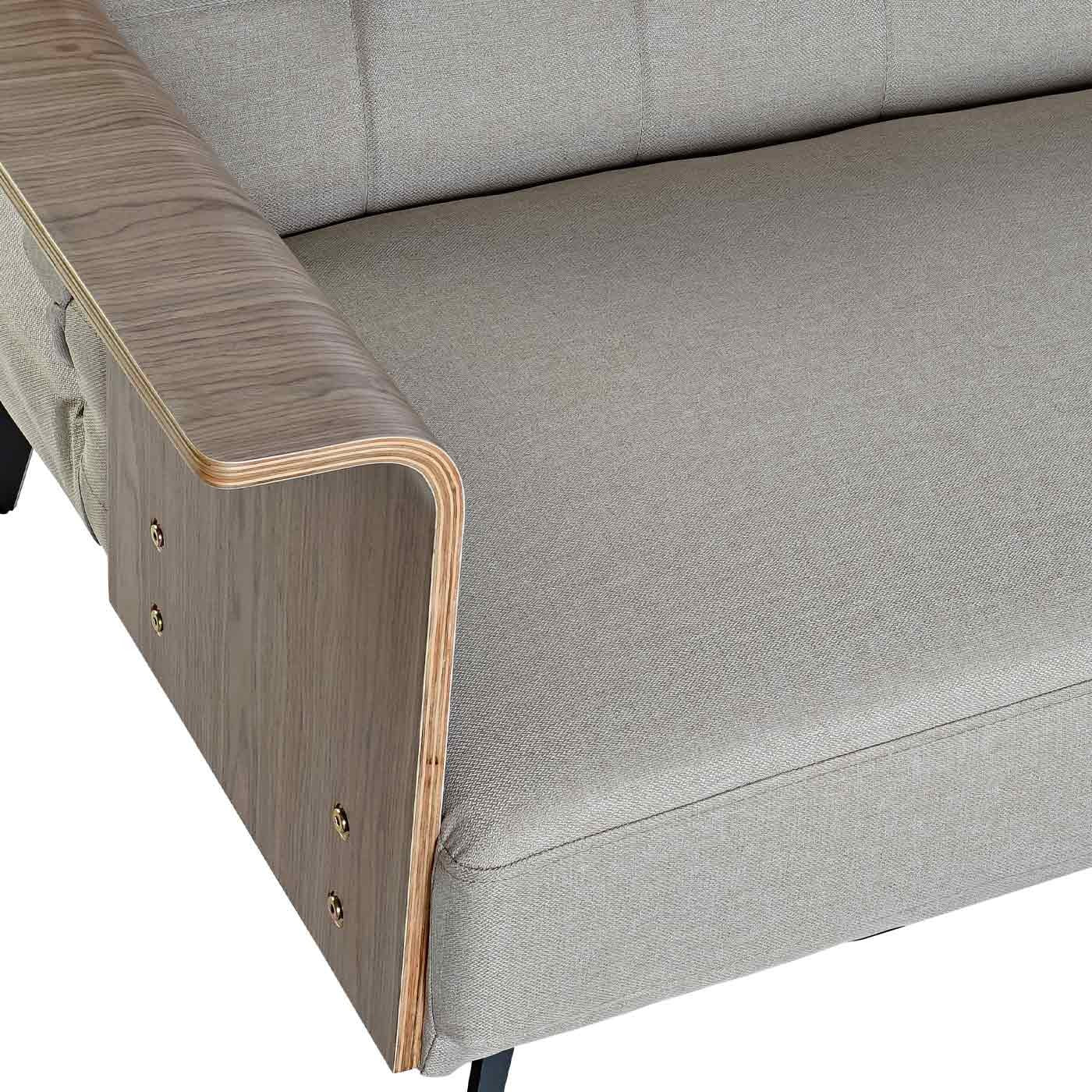 Sofá cama otelo beige 3 plazas