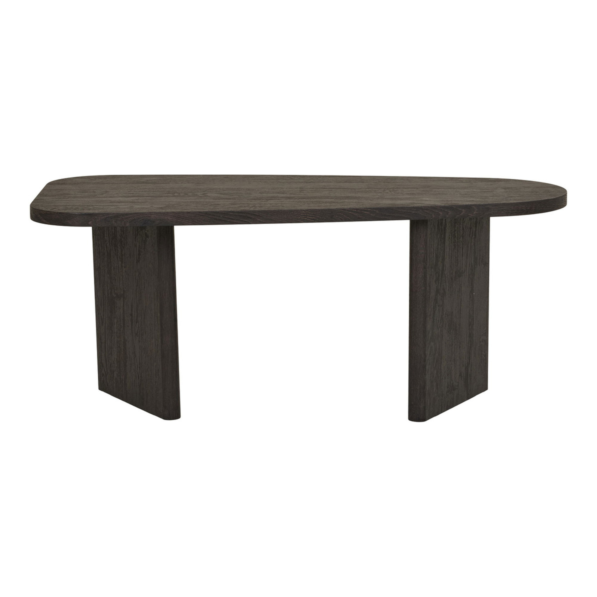Melo - Tavolino da salotto in MDF marrone scuro 100x50x41 cm