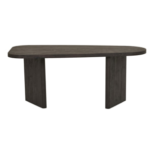 Melo - Tavolino da salotto in MDF marrone scuro 100x50x41 cm