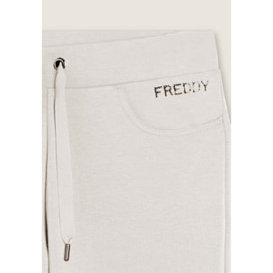 Pantaloni sportivi da donna con tasche interne e strass