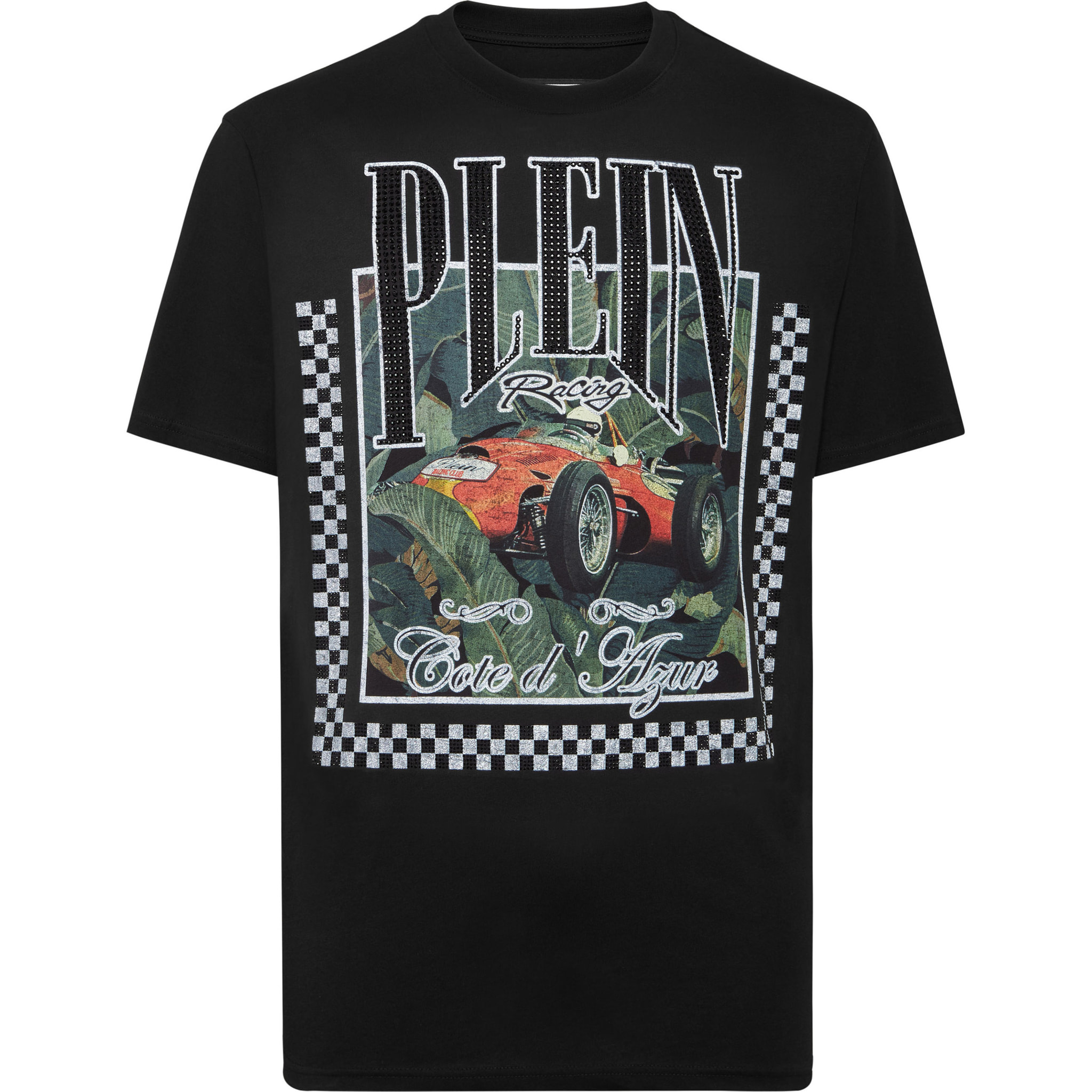 PHILIPP PLEIN Camiseta de cuello redondo RACING