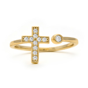 Anillo Dracka acabado oro amarillo 18k