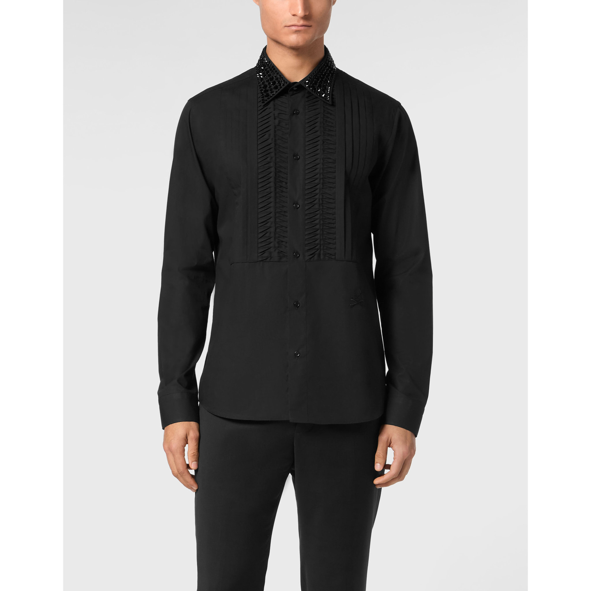 PHILIPP PLEIN Camisa Smoking Cut SKULL&BONES