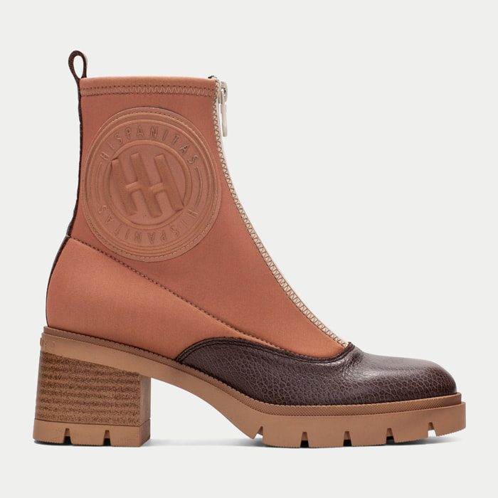 Botin Everest Marrón apricot 6 cm