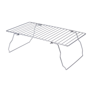 organizador de cocina en recubrimiento de polvo gris 37x22,5x13,5cm