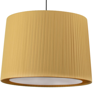 SAMBA Lampada sospensione nera/giallo con spina