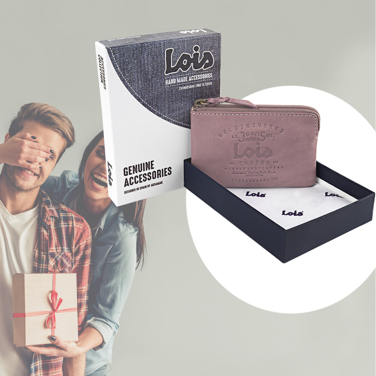 Cartera Lois Lois Jeans Rosa