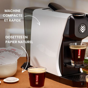 Cafetière à dosette MALONGO EOH BLANC MAT