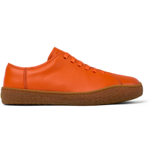 Zapatillas - CAMPER Peu Terreno - Naranja - Cuero liso