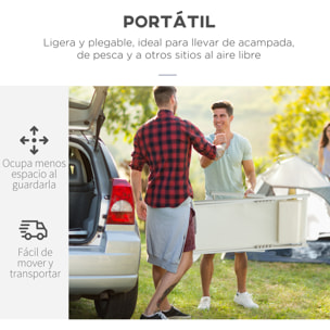 Conjunto de 2 Tumbonas Plegables de Aluminio Tumbonas de Jardín con Respaldo Regulable en 5 Posiciones y Reposacabezas para Terraza Patio Exterior 60x100x85 cm Blanco