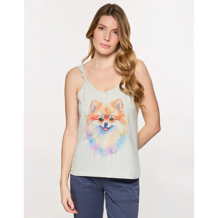 Camiseta Tirantes Aguamarina - Calamocha26