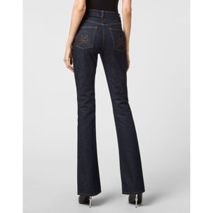 PHILIPP PLEIN Vaqueros Flare Fit SKULL