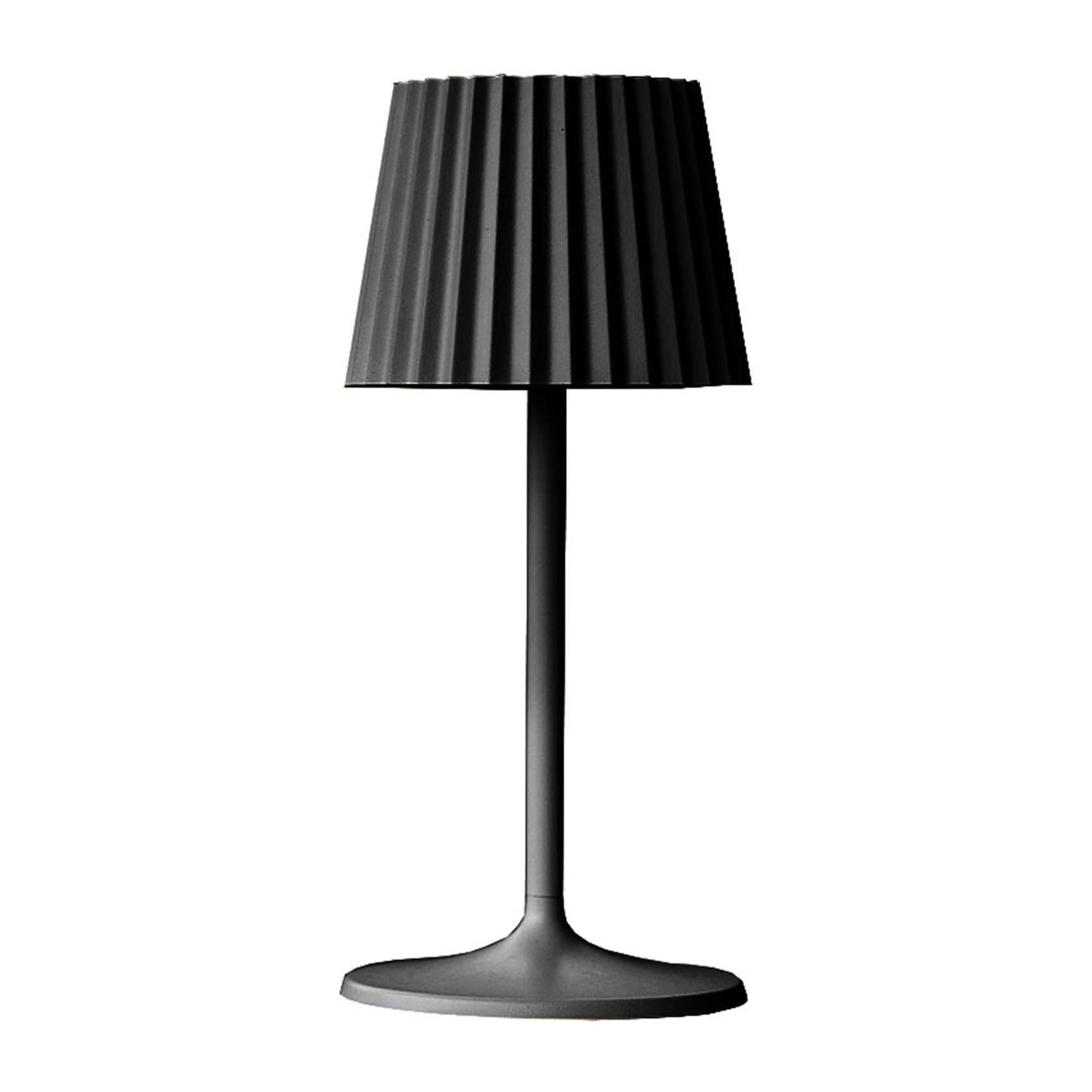 Lampe de table sans fil LED ABBY BLACK H30CM
