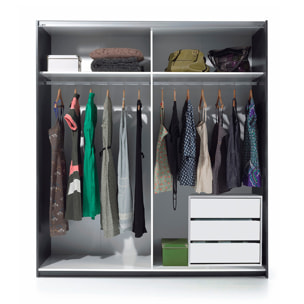 Comoda 3 Cajones 57x60x44 Cm Blanco