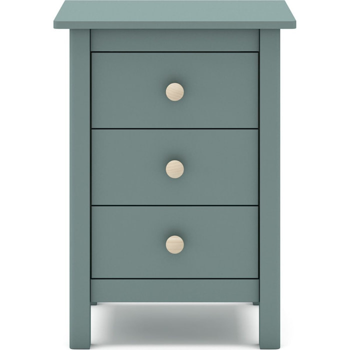 Table de chevet enfant 3 tiroirs en bois - MELVIN