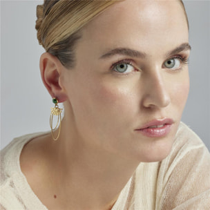 Pendientes Lux by Lux acabados oro 18k