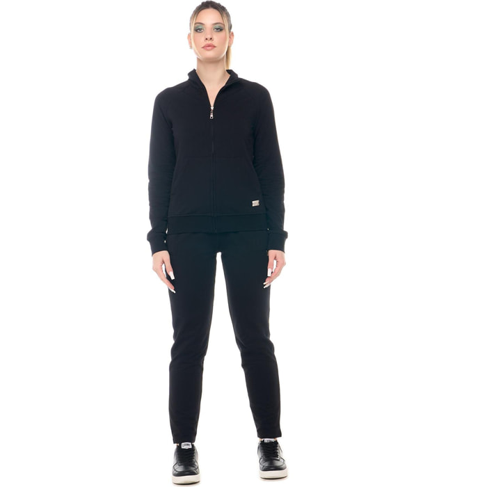 Chándal con cuello y cremallera para mujer Leone Be Glam