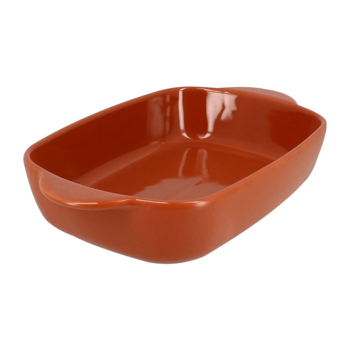 Plat à four en grès terracotta 27x16,5cm OCTAVE